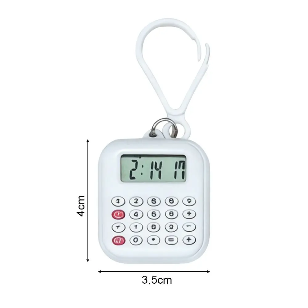 Multifunctional Mini Calculator 8 Digits Display Portable Keychain Calculator Lightweight Silent Button Electronic Calculator - Image 6