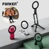 Multifunctional Phone Holder Mount 3-in-1 Desktop Tripod Handheld Selfie Stick Magnetic Holder for Travel Cooking Vlog Shots