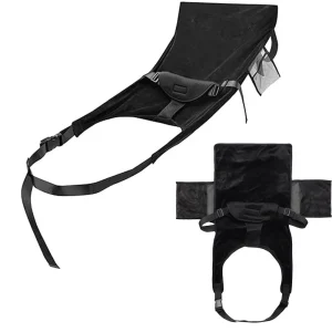 New 1Pcs Kids Airplane Seat Extender Flannel Toddler Airplane Bed with Side Pocket Comfort Breathable Travel Foot Rest Hammock
