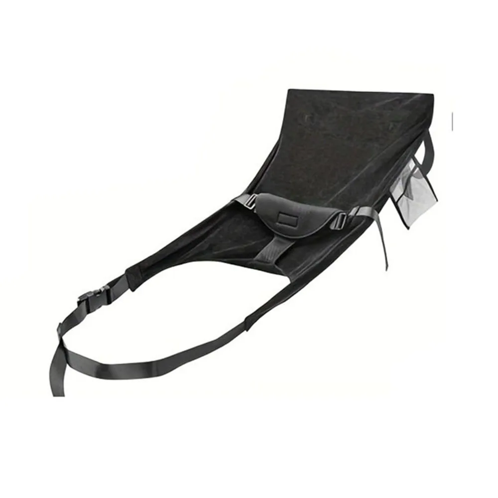 New 1Pcs Kids Airplane Seat Extender Flannel Toddler Airplane Bed with Side Pocket Comfort Breathable Travel Foot Rest Hammock - Image 6