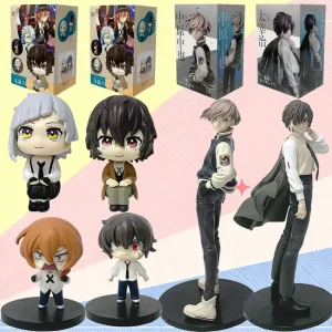 New Bungou Stray Dogs Anime Figure Youth Dazai Osamu Action Figure Nakahara Chuuya Figurine PVC Collection Model Doll Toys
