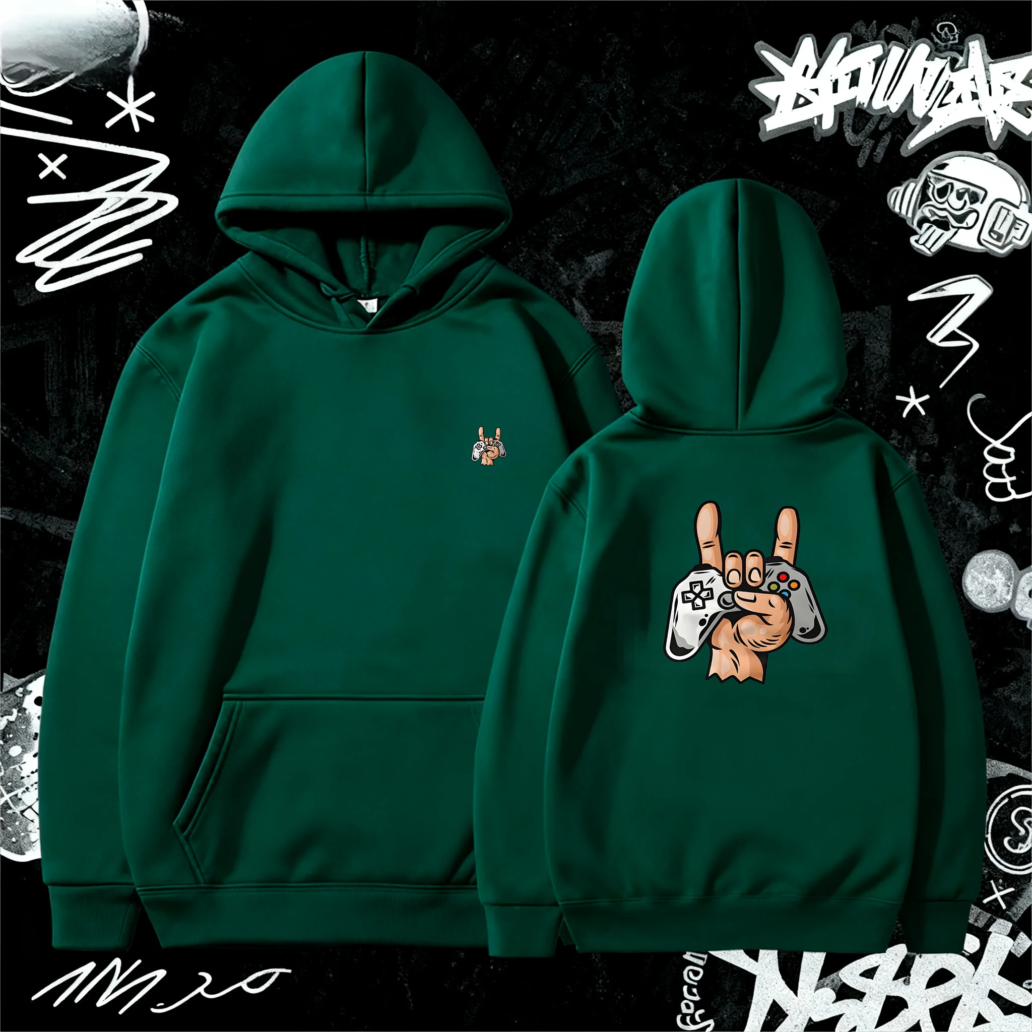 New Game console printing Men's Women's Hoodies Spring Autumn Casual Hoodies Sweatshirts Mens Tops Solid Color Hoodie Sweatshirt