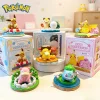 New Pokemon Natural Fun Psyduck Pikachu Eevee Meowth Bulbasaur Slowpoke Anime Action Figures PVC Toys Adorable Doll Kids Gift