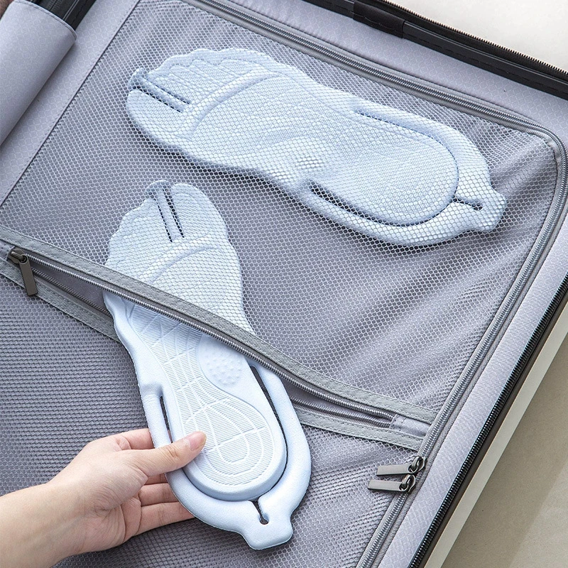 New Summer Folding Flip-Flops Business Trips Travel Portable Lightweight EVA Slippers Soft Bottom Beach Couple Slide Sandals - Image 3