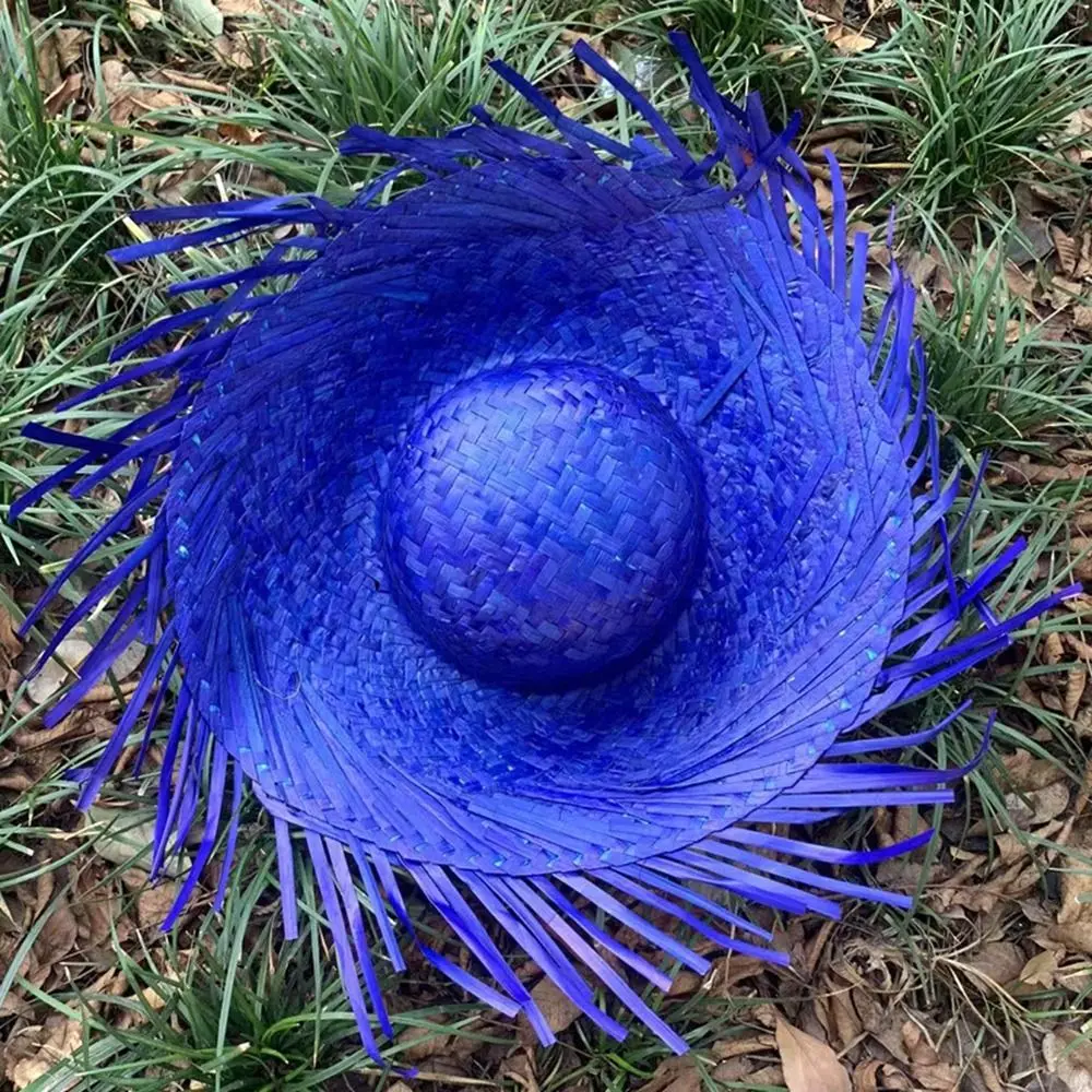 New Unisex Beach Sunscreen Hat Fashion Drawstring Hat Fishing Straw Cap Men Women Outdoor - Image 2