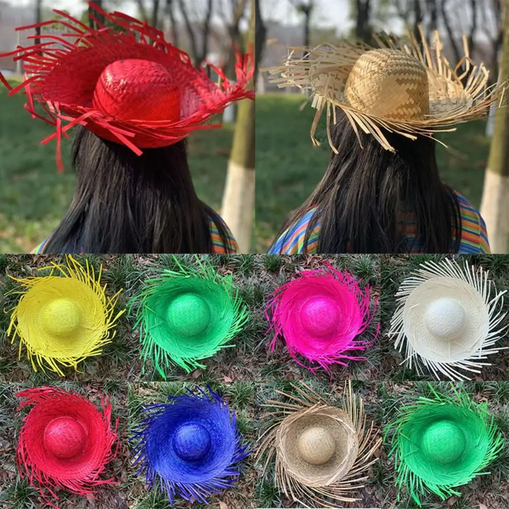 New Unisex Beach Sunscreen Hat Fashion Drawstring Hat Fishing Straw Cap Men Women Outdoor - Image 5