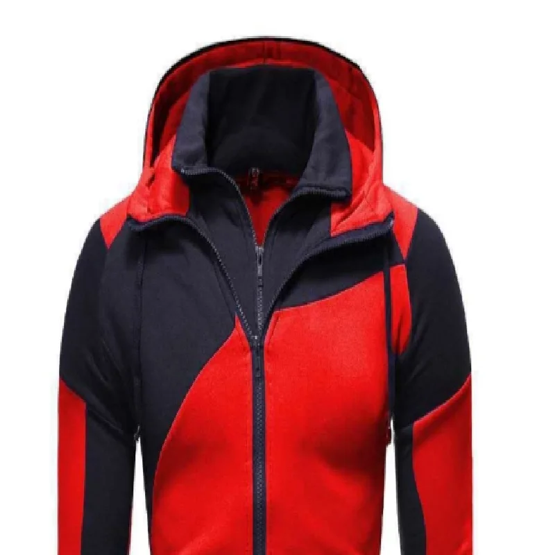 New high quality leisure sports men's hoodie zipper hooded coat multi-functional top sports jogging wear daily clothing - Image 4