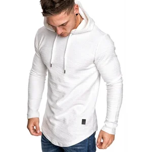 New hoodie loose fit fitness men's top men's sweater long sleeved casual sports hooded men's jacket lightweight and comfortable