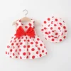 Newborn Baby Girls Summer Clothes Outfits Floral Dress For Baby Girls Clothing 1 Year Babies Birthday Princess Dresses