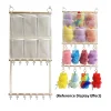 Nordic Style Doll Storage Hanging Bag Organizer Multi-layer Rack Decorative Mesh Storage Shelf for Bedroom And Other Scenes