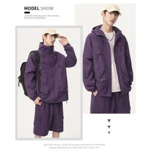 Outdoor Skateboarding UV Resistant Skin Clothing Summer Fashion Trend Breathable Couple Quick Drying Sun Protection Clothing