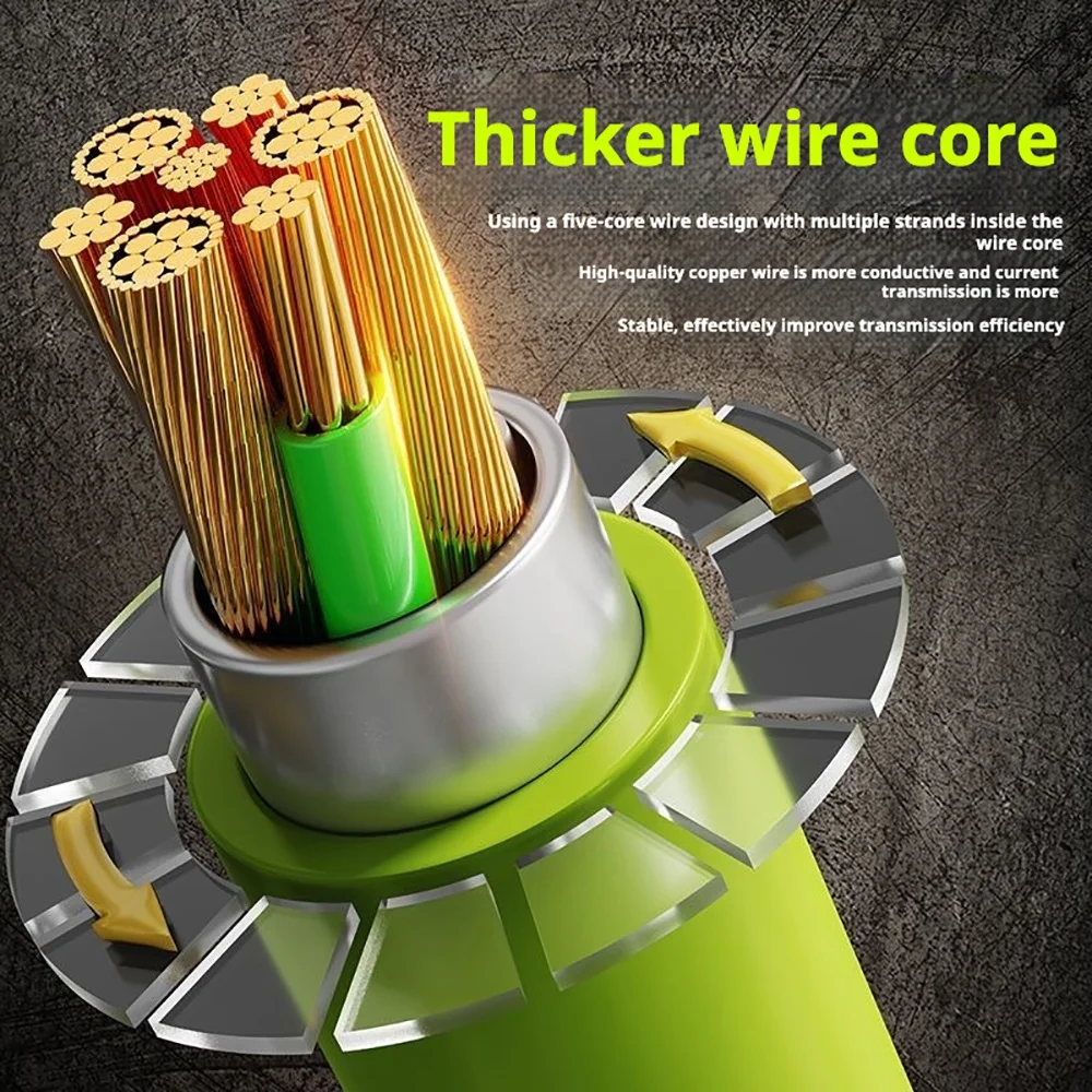 PD 240W USB C Fast Charging Cable Mobile Phone Charger Data Cord For iPhone 16 Samsung Xiaomi Huawei Type C to Type C Quick Wire - Image 4