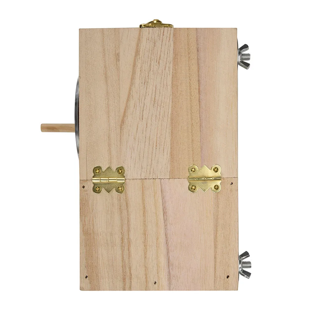 Parakeet Nest Box Bird House Wood Breeding Box for Lovebirds Parrotlets Mating Creative Wall-Mounted Garden Tree Birthhouse - Image 3