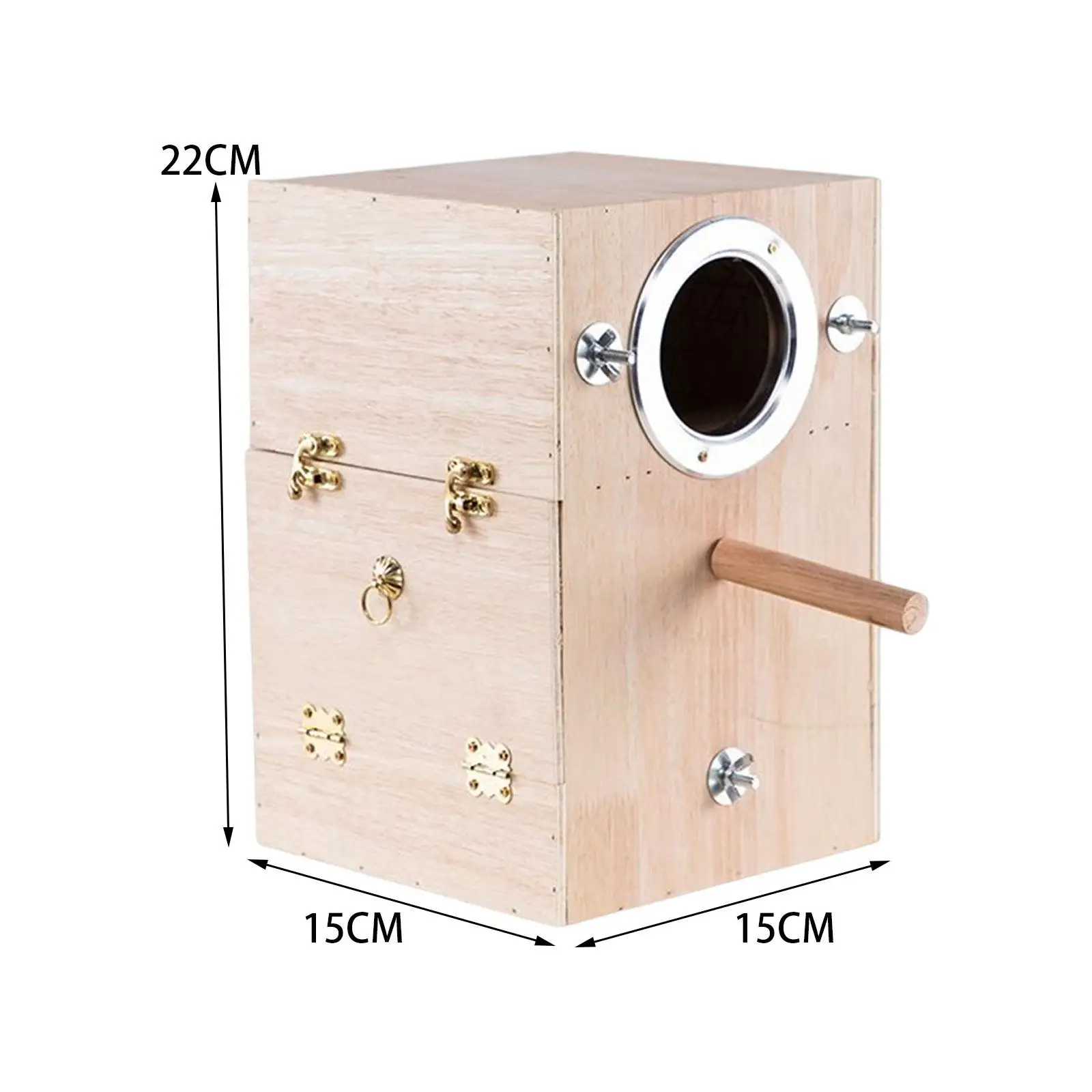 Parrot Breeding Box Bird House Parakeet Nesting Box Wooden Cage Accessories for Small Medium Birds Budgie Conures Garden Outdoor Parrot Breeding Box Bird House Parakeet Nesting Box Wooden Cage Accessories for Small Medium Birds Budgie Conures Garden Outdoor