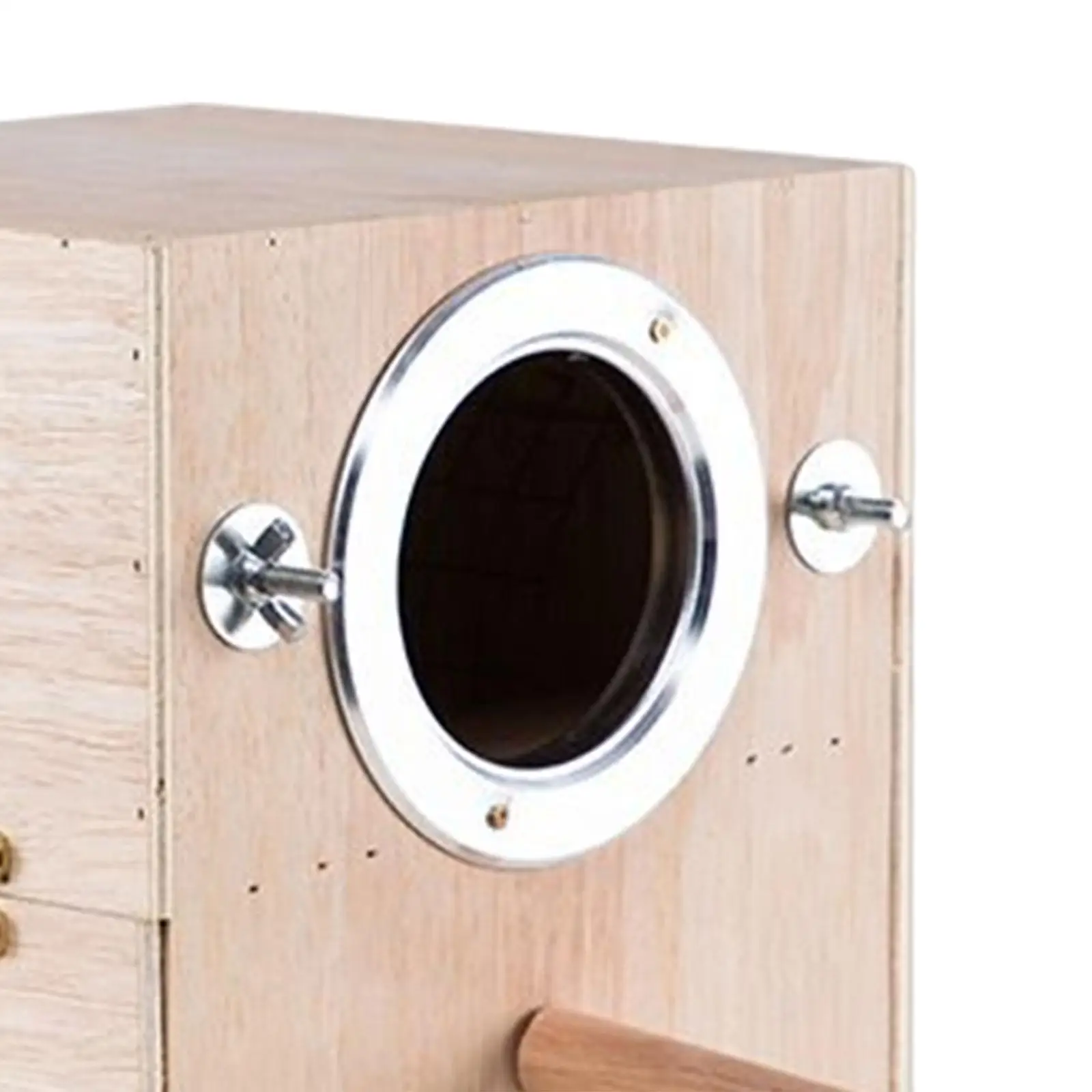 Parrot Breeding Box Bird House Parakeet Nesting Box Wooden Cage Accessories for Small Medium Birds Budgie Conures Garden Outdoor - Image 5
