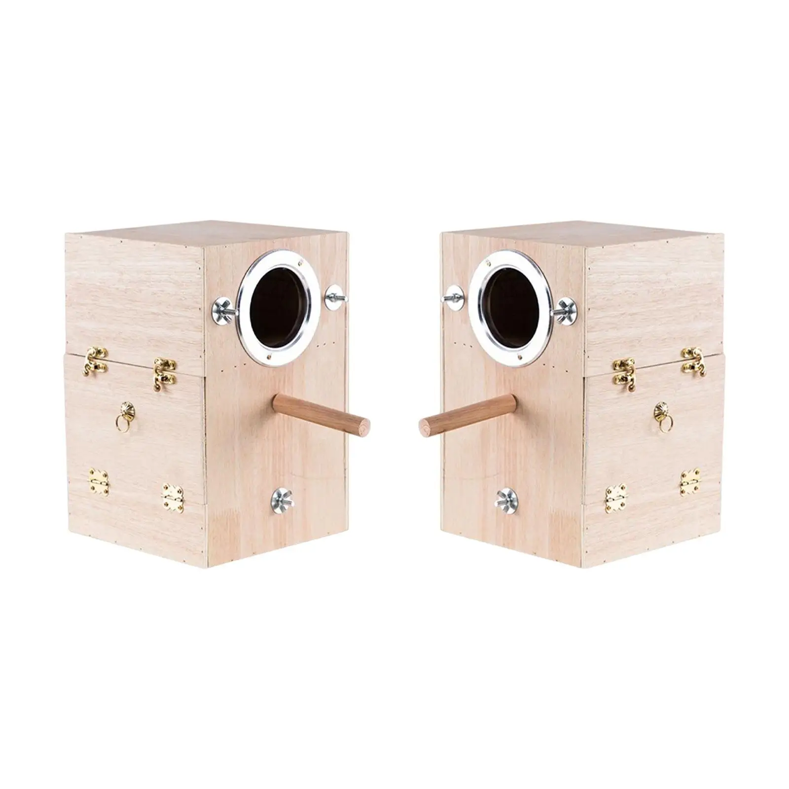 Parrot Breeding Box Bird House Parakeet Nesting Box Wooden Cage Accessories for Small Medium Birds Budgie Conures Garden Outdoor Parrot Breeding Box Bird House Parakeet Nesting Box Wooden Cage Accessories for Small Medium Birds Budgie Conures Garden Outdoor