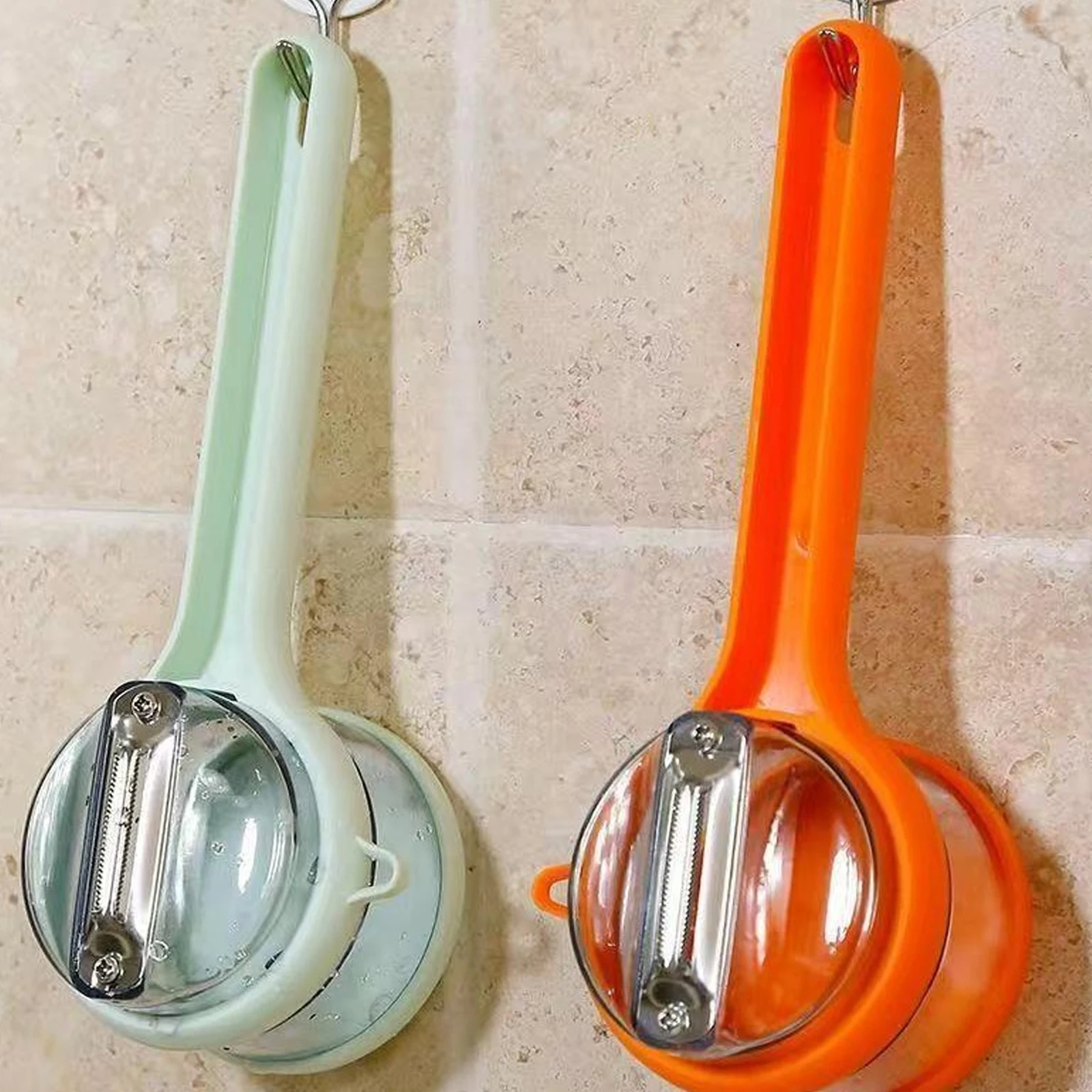 Peeler With Storage Box Fruit And Vegetable Peeler Double-Sided Stainless Steel Multi-Functional Peeler Suitable For Kitchen - Image 2