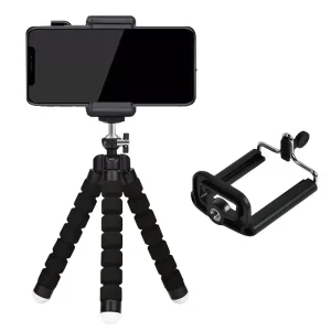 Phone Tripod Stand Flexible Sponge Octopus Mini Tripod for Smart Phone Holder for Gopro Flashlight Phone Tripod camera Holder