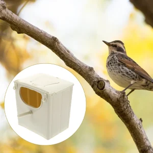 Plastic Bird Breeding Box House For Parrots Small Birds Outdoor Garden Courtyard Pet Shop Bluebirds Nest Parakeet Cockatiel