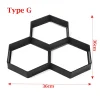 Plastic Stone Road Paving Variety Shapes Lawn Decoration DIY Garden Path Beton Brick Maker Concrete Molds Cement Mould