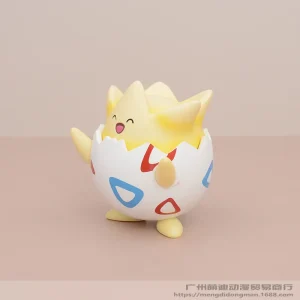 Pokemon Adorable Happy Togepi Figure Car&Desk Ornament Cute Model Doll Boys and Girls Lovely Present Surprise Gift Collectible