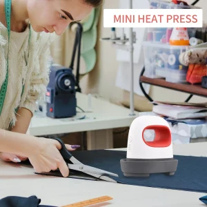 Portable 220V Mini Heat Press Machine T-Shirt Printing DIY Easy Heating Transfer Press Iron Machines for European standard plug