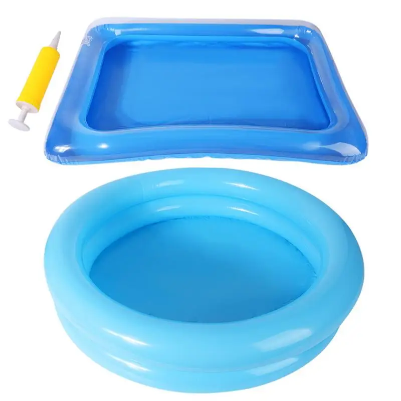Portable Inflatable Foot Basin Convenient Foot Soaking Bath For Pool Beach Inflatable Foot Wash Basin CollapsiblePool Foot Bath - Image 4