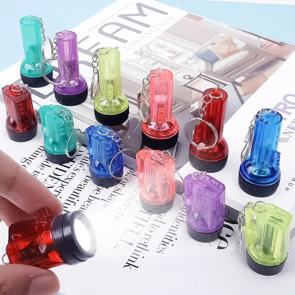 Portable Mini Flashlight with Keychain Ultra-Bright Long-Range Torch Light with Batteries Outdoor Hiking Emergency Pocket Lamp - Image 5