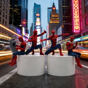 R HOT Hasbro Marvel Spider Man Superhero Spiderman 7-9cm Action Figure Spider-Man Anime Collection Mini Toys Model Children Gift