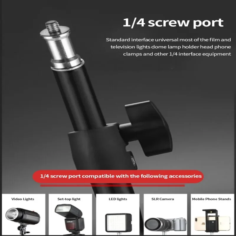 RP01-B Heavy Duty Metal Alloy Light Stand 160cm Tripod for Photo Studio Softbox Video Flash Reflector Lighting Background Stand - Image 4