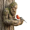 Resin Sasquatch Bird Feeder Outdoor Decorative Feeder Sasquatch Sculpture Birdseed Tray for Tree Backyard Backyard Yard Garden