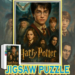 Retro Magic Wizard Harry Potter Hogwarts Full Character Scene Jigsaw Puzzle 108/200/300/500/1000pcs