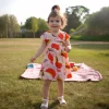 Sanlutoz Casual Baby Girls Dress Summer Little Girls Dress Holiday Country Style