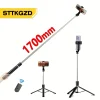Selfie Stick 1700mm Ultra Long Stretch Portable Phone Holder Bluetooth Remote With Fill light Tripod Stand For Live Broadcas
