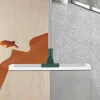 Silicone Scraper Broom with Squeegee for Floor, Glass & Bathroom Cleaning