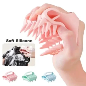 Silicone Shampoo Comb Skin Massage Shampoo Brush, Scalp Massage Comb, Bathroom Cleaning Shampoo Comb Beauty Tools