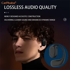 Single Wireless Earphones Air Conduction OWS Headphone HiFi Ear-Hook Music Sports Noise Cancel Headset For All Smartphones
