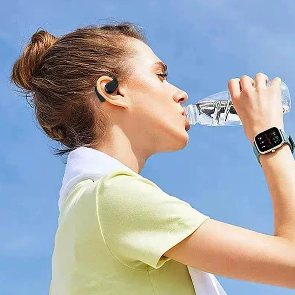 Sport Open Wireless Earhook Headphones OWS Bluetooth 5.3 Earphones HiFi Stereo Headset Noise Reduction Earbuds with Mic HD Voice - Image 2