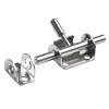 Stainless Steel Door Latch Sliding Bolts Latch Hasp For Home Hardware Gate Safety Door Bolt Toilet Door Lock