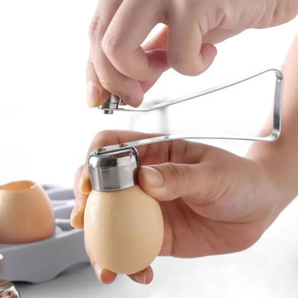 Stainless Steel Egg Scissors Egg Topper Cutter Shell Opener Stainless Steel Boiled Raw Egg Open Creative Kitchen Tools - Image 5