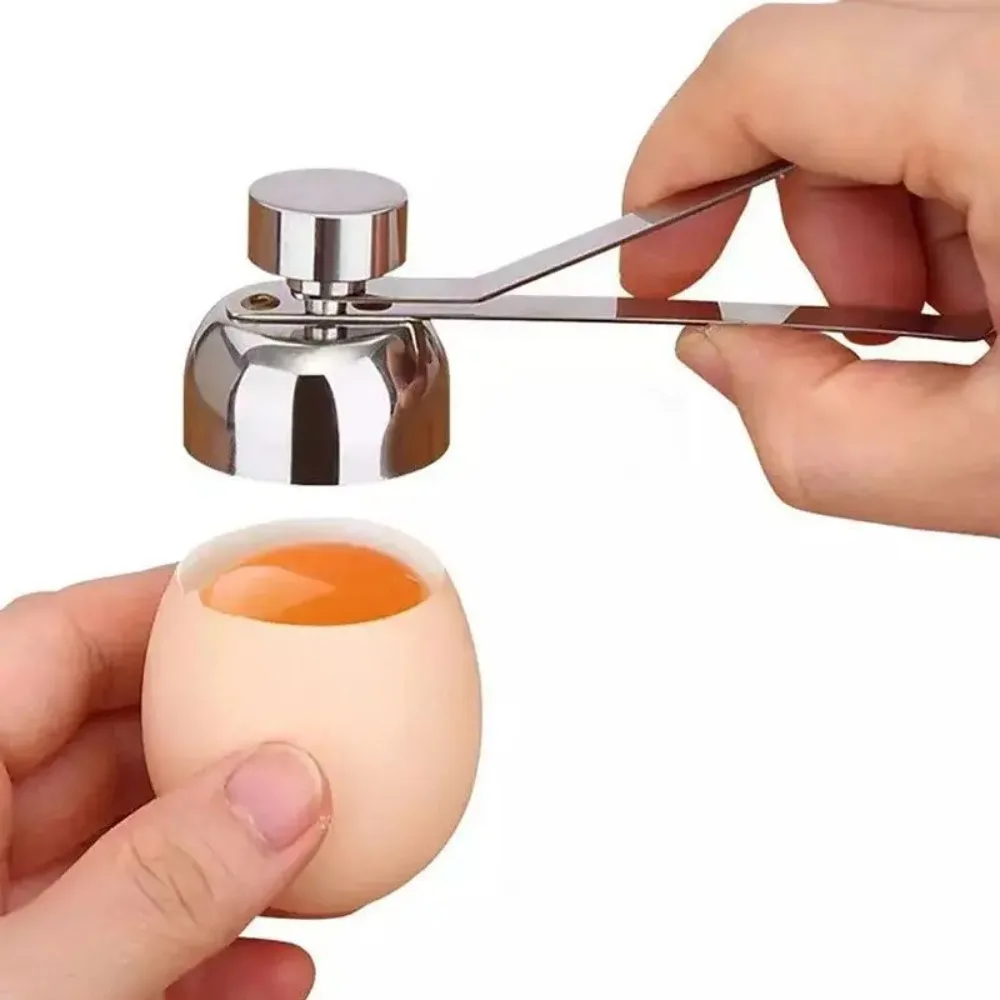 Stainless Steel Egg Scissors Egg Topper Cutter Shell Opener Stainless Steel Boiled Raw Egg Open Creative Kitchen Tools - Image 4
