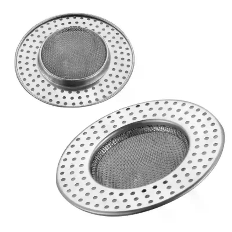 Stainless Steel Floor Drains Kitchen Food Slag Bathroom Mesh Sink Filter Strainer Hair Catcher Stopper Home Metal Drain Plugs - Image 6