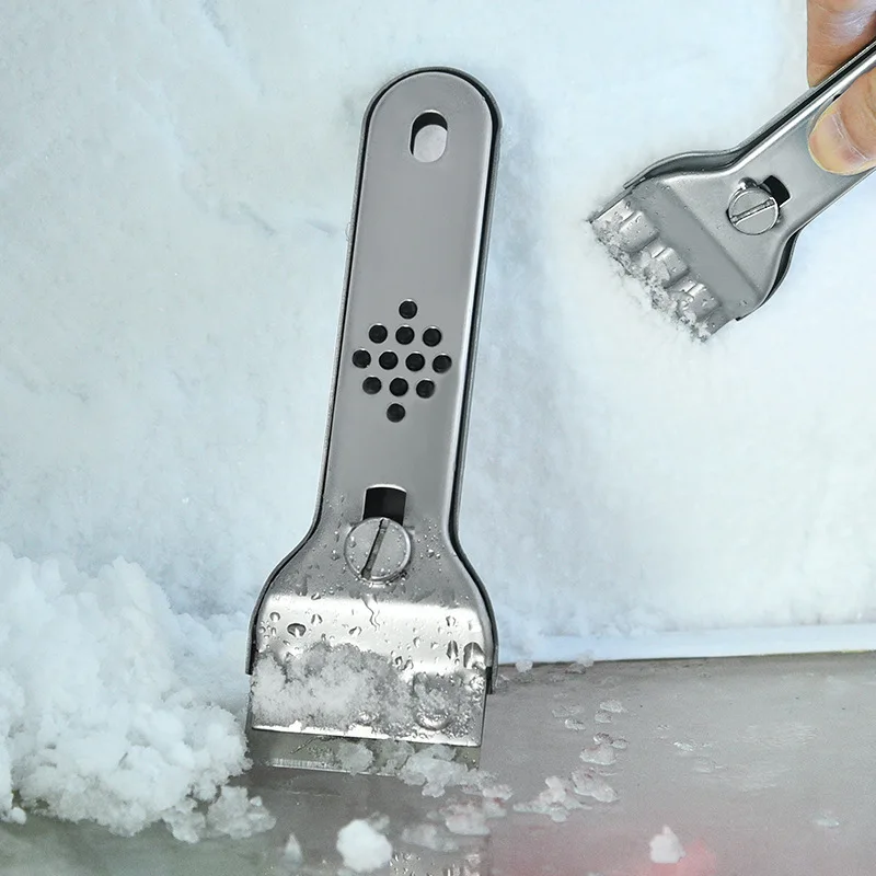 Stainless Steel Hob Scraper Kitchen Glass&Ceramic Scraper with Replacement Blades Wall Floor Window Cleaning Scraper Tools - Image 2