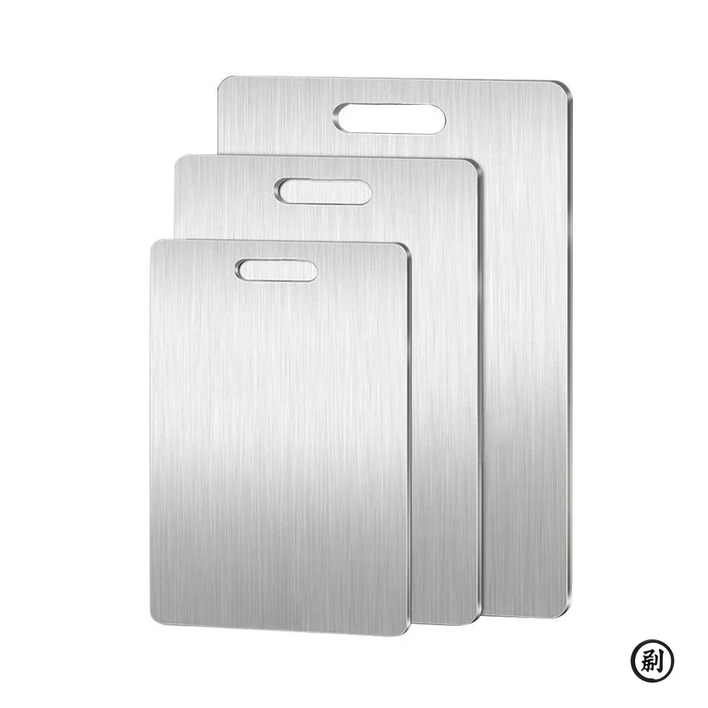 Stainless Steel Panel and Chopping Board Kitchen Household Thickened Double Sided Cutting Board Block Kneading Dough Boards - Image 4