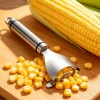 Stainless steel corn peeler serrated corn peeler thresher cutting knife kitchen fruit and vegetable Corn peeling Kitchen Gadgets