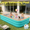 The Family Inflatable Swimming Pool Is Durable And Thickened, Suitable For Large Swimming Pools For Backyard And Lawn Parties