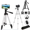 Travel Self Tripod Universal Phone Camera Tripod Stand with Bluetooth Remote Phone Clip For Canon Nikon DSLR SLR Digital Camera
