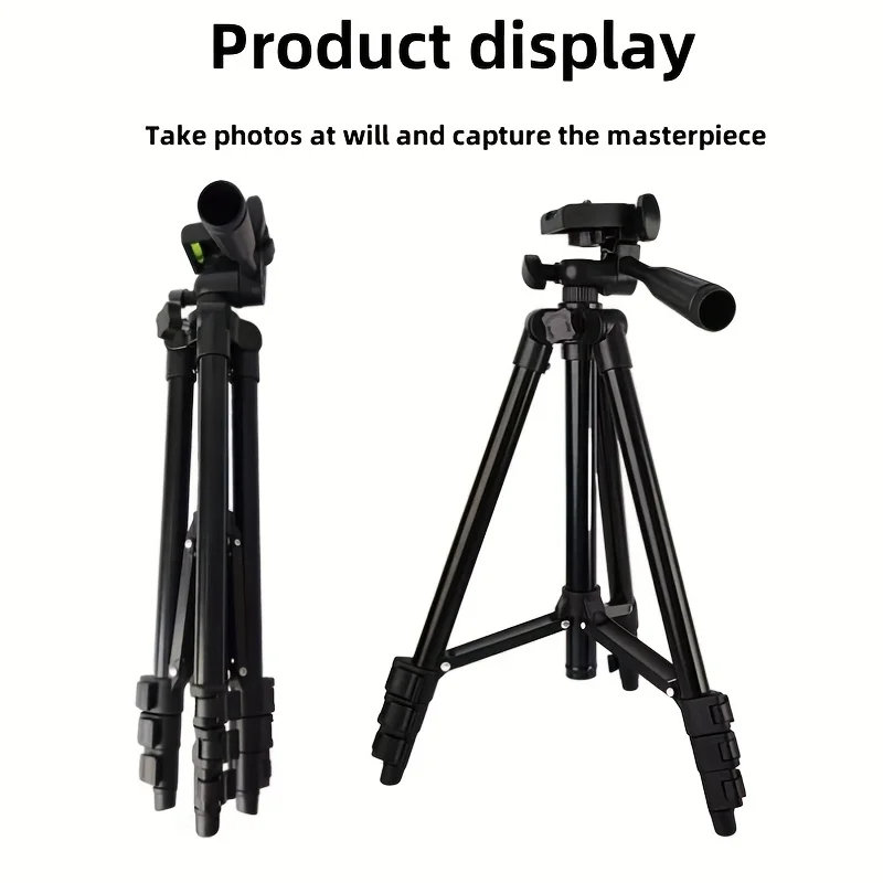 Travel Self Tripod Universal Phone Camera Tripod Stand with Bluetooth Remote Phone Clip For Canon Nikon DSLR SLR Digital Camera - Image 4