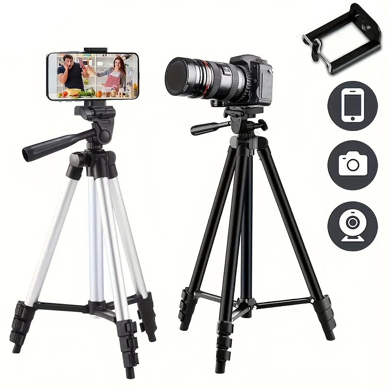 Travel Self Tripod Universal Phone Camera Tripod Stand with Bluetooth Remote Phone Clip For Canon Nikon DSLR SLR Digital Camera - Image 6