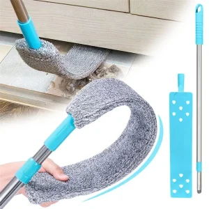 UNTIOR Long Handle Dust Mops Floor Ceiling Cleaning 1/2/3pcs Cloth Mops Bed Bottom Dust Cleaner Removal Household Cleaning Tool